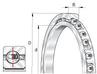 Deep groove ball bearing series-16002, 61800,61900