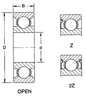 Deep Groove 6200b