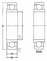 B500 Control Bearing