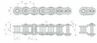 ANSI Simplex Roller Chain