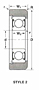 Style 2- Mast Guide Bearing