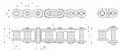 ISO British Simplex Roller Chain